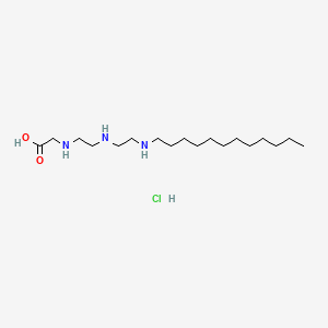 라우릴다이에틸렌다이아미노글라이신에이치씨엘 PubChem 분자구조식