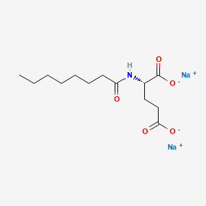 다이소듐카프릴로일글루타메이트 PubChem 분자구조식