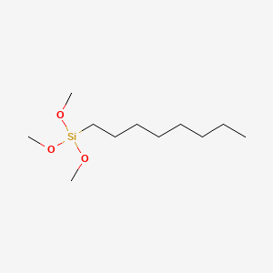 트라이메톡시카프릴릴실레인 PubChem 분자구조식