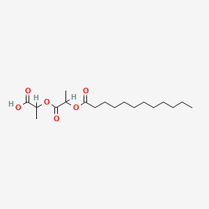 라우로일락틸릭애씨드 PubChem 분자구조식