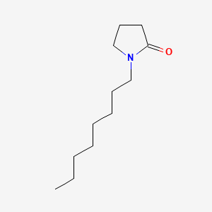 카프릴릴피롤리돈 PubChem 분자구조식