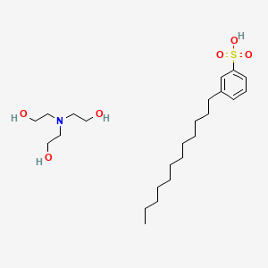 티이에이-도데실벤젠설포네이트 PubChem 분자구조식