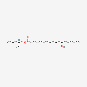 에틸헥실하이드록시스테아레이트 PubChem 분자구조식