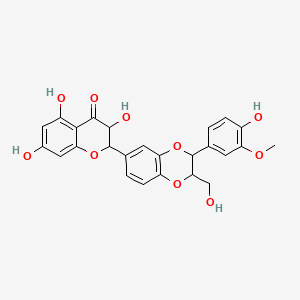 흰무늬엉겅퀴추출물 PubChem 분자구조식