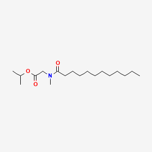 아이소프로필라우로일사코시네이트 PubChem 분자구조식