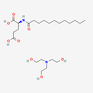 티이에이-라우로일글루타메이트 PubChem 분자구조식