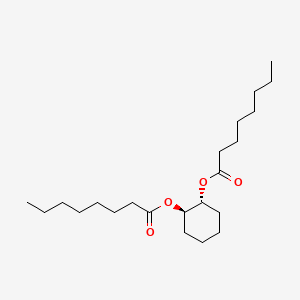 사이클로헥산다이올다이카프릴레이트 PubChem 분자구조식