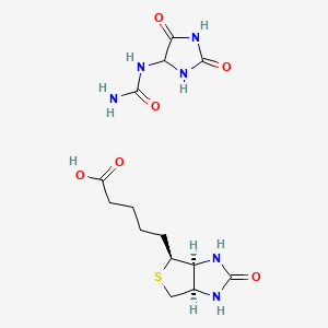 알란토인바이오틴 PubChem 분자구조식