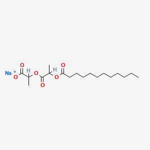 소듐라우로일락틸레이트 PubChem 분자구조식