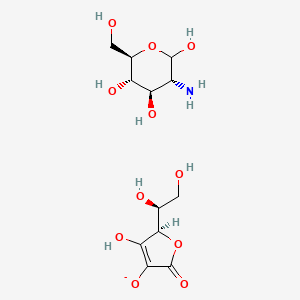 글루코사민아스코베이트 PubChem 분자구조식