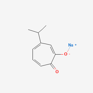 소듐히노키티올 PubChem 분자구조식