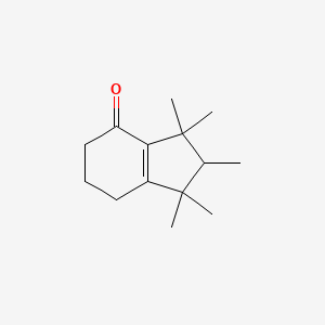 다이하이드로펜타메틸인다논 PubChem 분자구조식