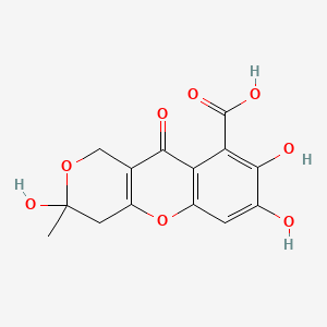 풀빅애씨드 PubChem 분자구조식