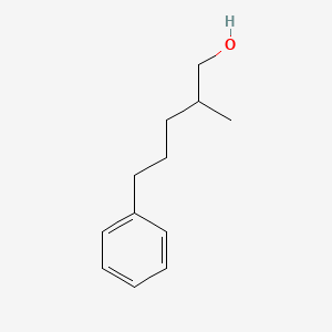2-메틸5-페닐펜탄올 PubChem 분자구조식