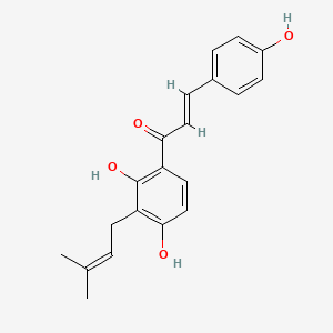 아이소바바찰콘 PubChem 분자구조식