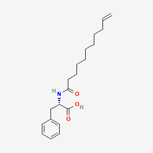 운데실레노일페닐알라닌 PubChem 분자구조식