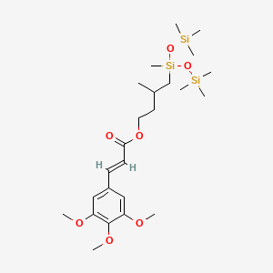 아이소페닐트라이메톡시신나메이트트라이실록세인 PubChem 분자구조식