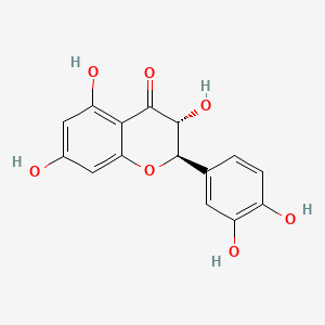 다이하이드로쿼세틴 PubChem 분자구조식