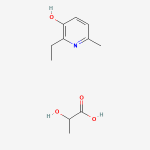 에틸하이드록시피콜리늄락테이트 PubChem 분자구조식