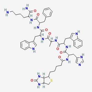 바이오티노일헥사펩타이드-2아마이드 PubChem 분자구조식