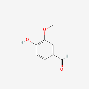바닐린 PubChem 분자구조식