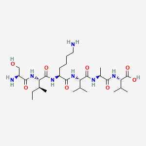 헥사펩타이드-10 PubChem 분자구조식