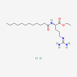 에칠라우로일알지네이트하이드로클로라이드 PubChem 분자구조식