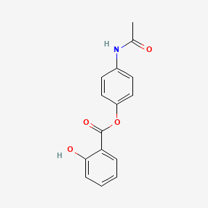 아세타미노살롤 PubChem 분자구조식