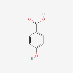 4-하이드록시벤조익애씨드 PubChem 분자구조식