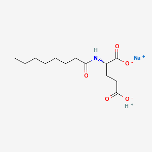 소듐카프릴로일글루타메이트 PubChem 분자구조식
