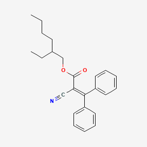 옥토크릴렌 PubChem 분자구조식