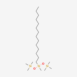 미리스틸트라이실록세인 PubChem 분자구조식