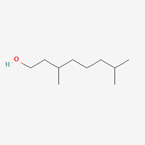 다이하이드로시트로넬올 PubChem 분자구조식