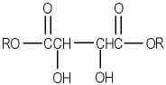 다이-C12-13알킬타트레이트 KCIA 분자구조식