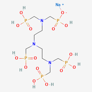 소듐다이에틸렌트라이아민펜타메틸렌포스포네이트 PubChem 분자구조식