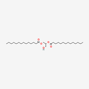 글리세릴다이미리스테이트 PubChem 분자구조식
