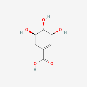 시키믹애씨드 PubChem 분자구조식