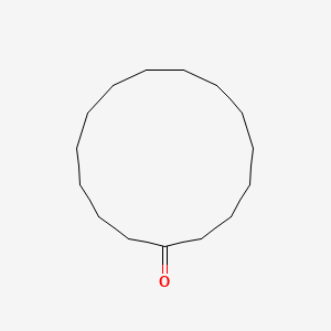 사이클로펜타데칸온 PubChem 분자구조식