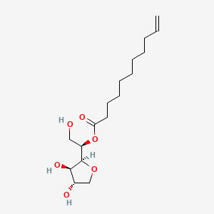 솔비탄운데실레네이트 PubChem 분자구조식