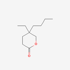 에틸부틸발레로락톤 PubChem 분자구조식