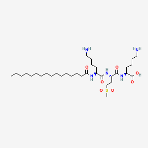 팔미토일트라이펩타이드-38 PubChem 분자구조식