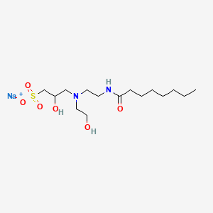 소듐카프릴로암포하이드록시프로필설포네이트 PubChem 분자구조식