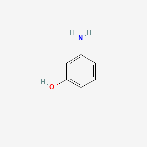 4-아미노-2-하이드록시톨루엔 PubChem 분자구조식
