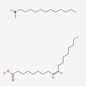 다이메틸라우라민올리에이트 PubChem 분자구조식