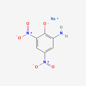 피크라민산나트륨 PubChem 분자구조식