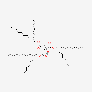 트라이헥실데실시트레이트 PubChem 분자구조식