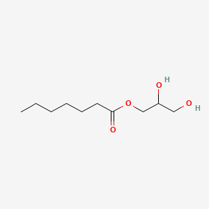 글리세릴헵타노에이트 PubChem 분자구조식