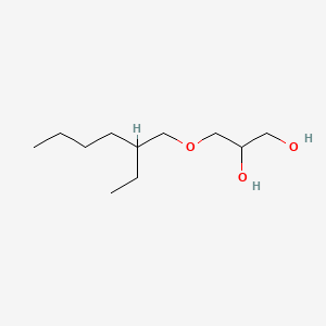 에틸헥실글리세린 PubChem 분자구조식