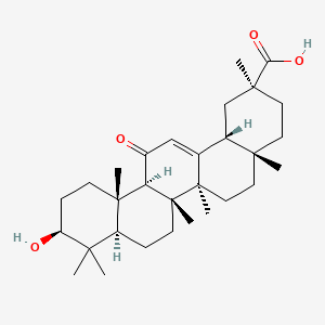 글리시레티닉애씨드 PubChem 분자구조식
