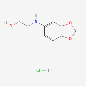 하이드록시에틸-3,4-메틸렌다이옥시아닐린에이치씨엘 PubChem 분자구조식